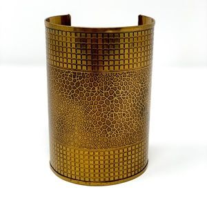 Oversized Gold Metal Cuff